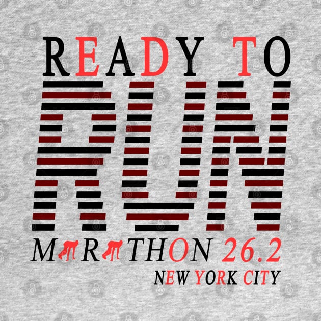 marathon 26.2/2019 (ready to run marathon 26.2 new york city) by S-Log
